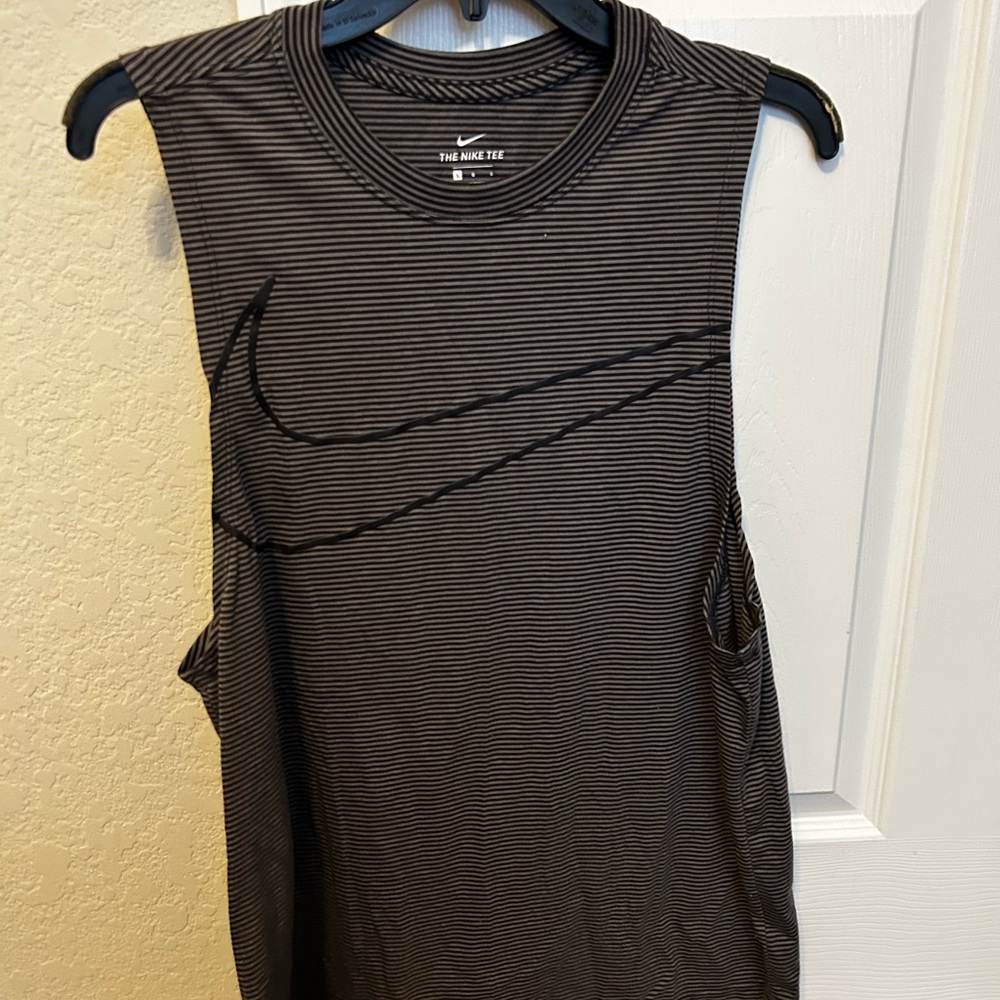 52. Striped Nike muscle tank